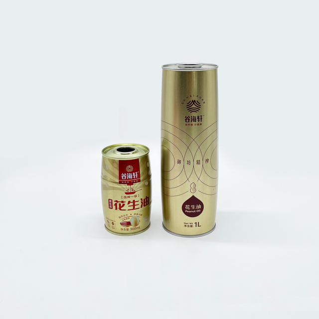 1L大肚子花生油马口铁罐