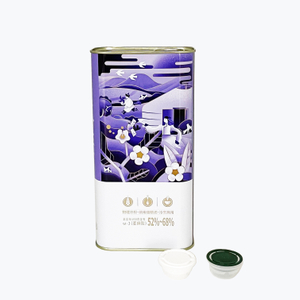 1.25亚麻籽油方形铁罐包装