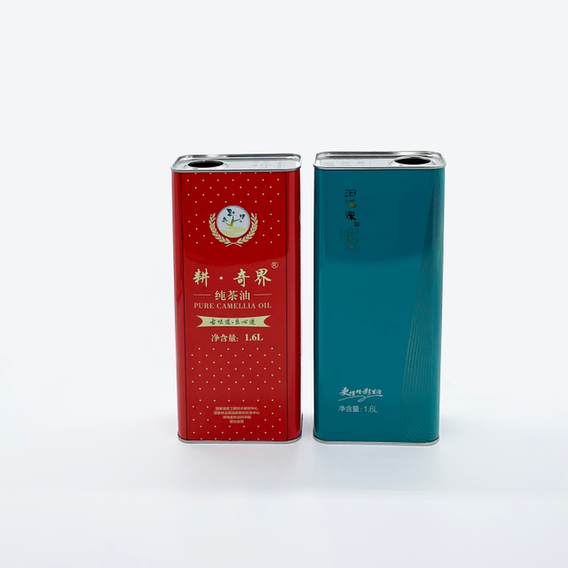 1.6L纯茶油马口铁包装罐